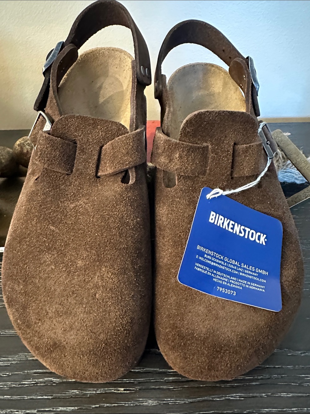 Birkenstock Women Tokio II Suede Carafe, EU38
